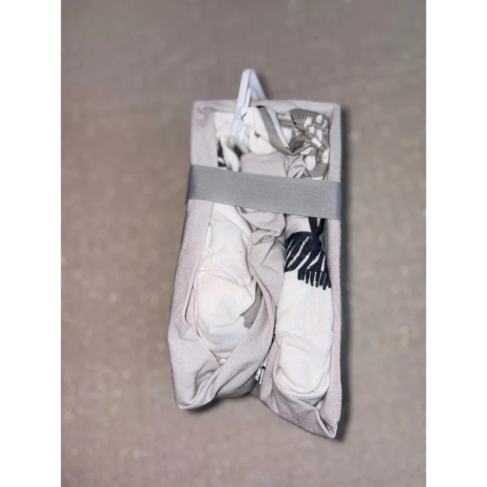 Cloud Island Play Yard Sheets Baby 27x39 Grey White NEW 2-Pack Animal Solid